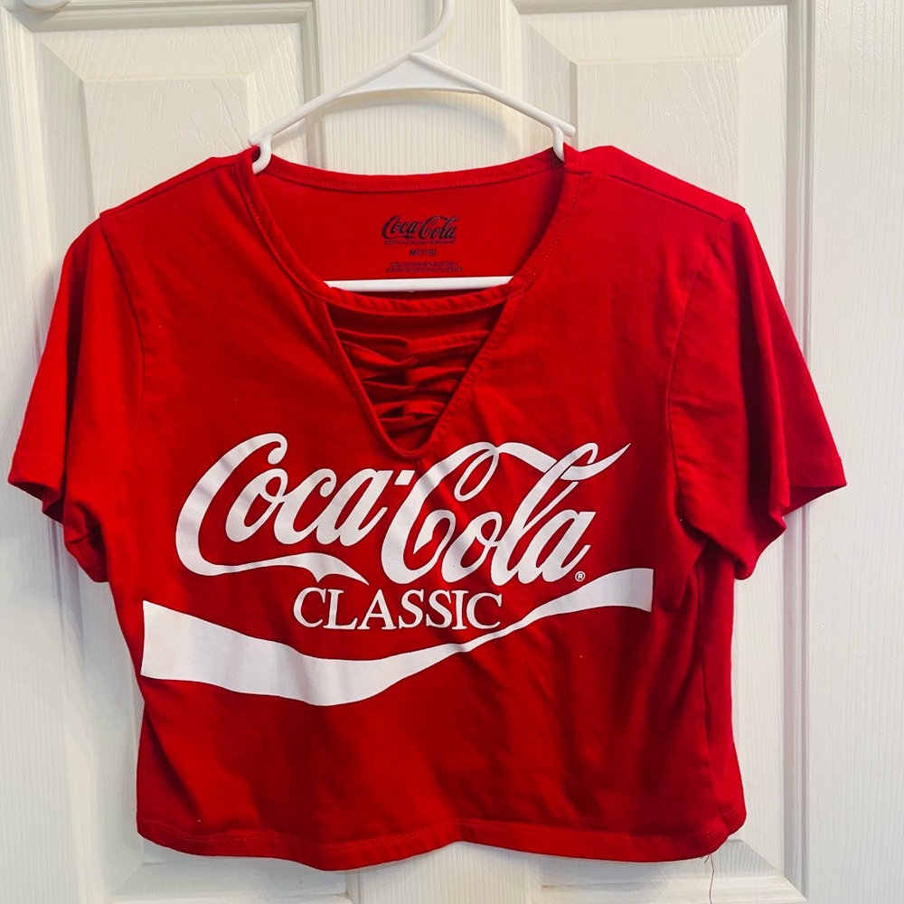 Coca Cola medium crop top